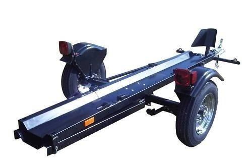 Versatile ACE Single Rail Folding Motorcycle Trailer for Easy Transport