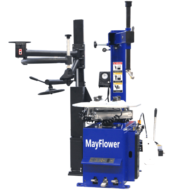 Effortless Tire Changing Made Easy: Mayflower Automatic Assist Arm Wheel Changer with Rim Clamp 960