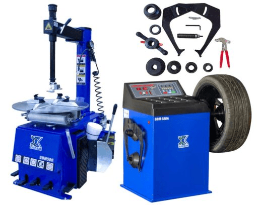 Premium A+ 1.5 HP Tire Changer & Wheel Balancer Combo - Model 580/680 Excellence in One Machine!