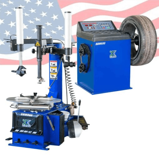 Revolutionary 988 Tire Changer and Wheel Balancer Combo with Precision Rim Clamps