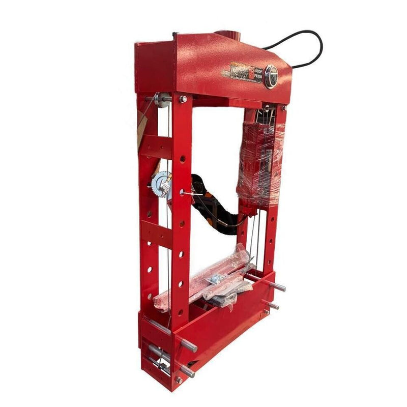 Agrotk Heavy-Duty 75 Ton Air Hydraulic Shop Press - Sturdy H Frame Design for Maximum Strength