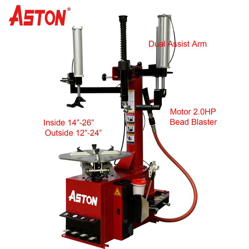 Powerful Aston Tire Changer & Wheel Balancer Combo - 2.0HP Motor for 26" Rims