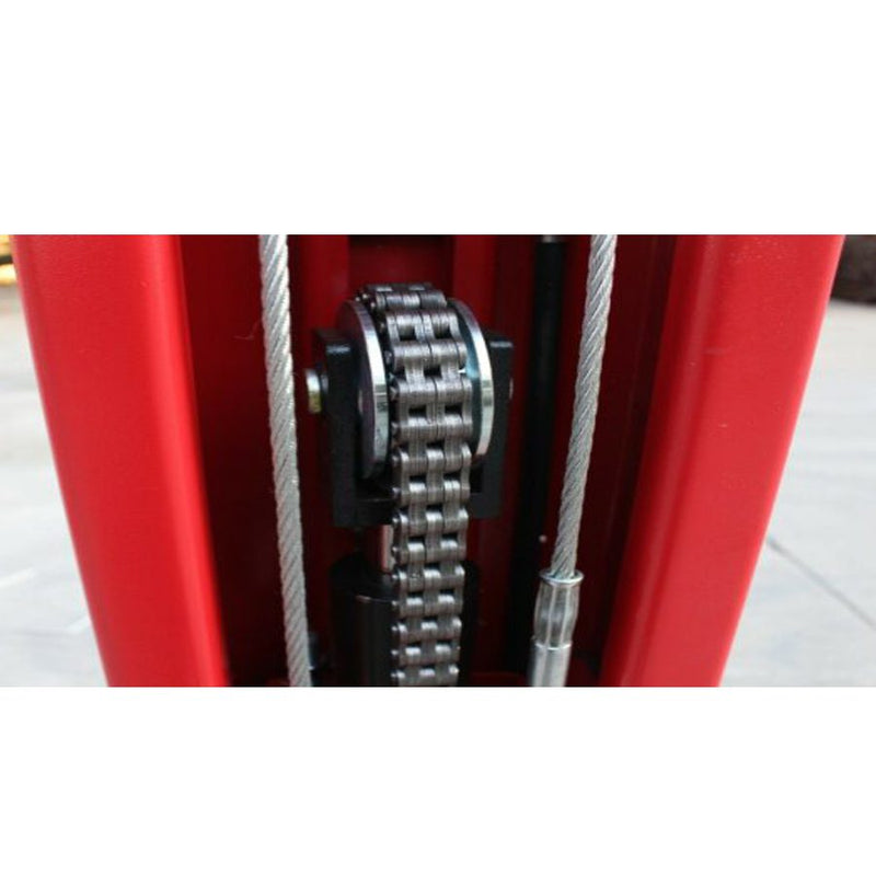 Aston® 9000 lbs. Heavy-Duty Symmetrical 2-Post Lift with Convenient Overhead Single Point Lock Release