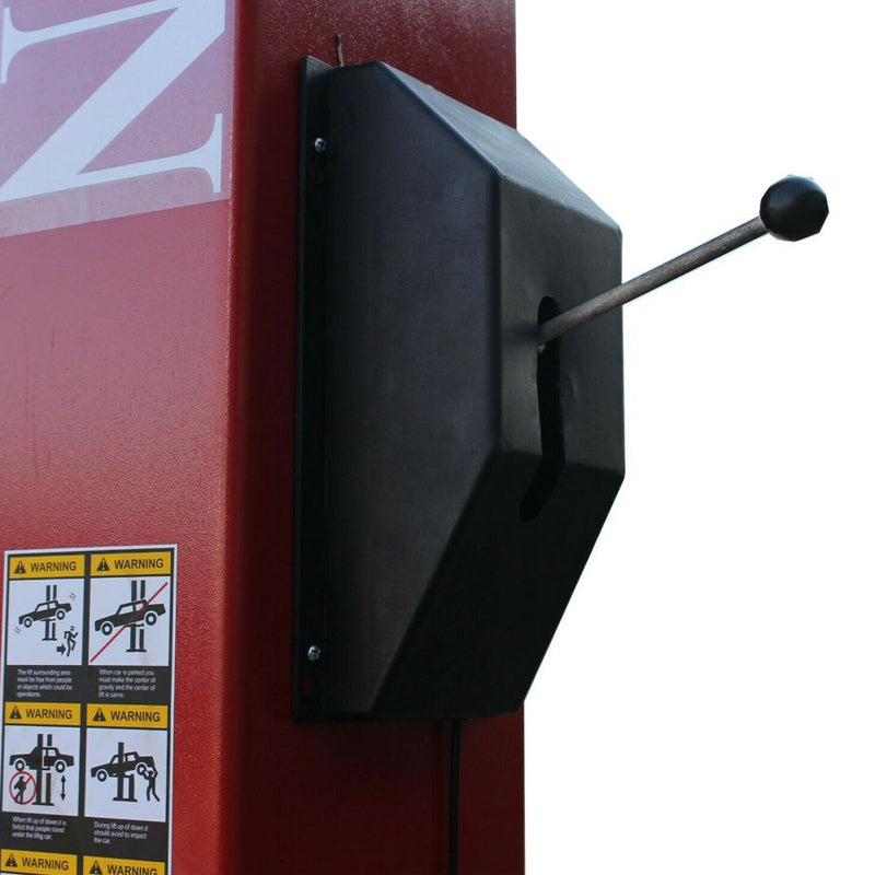 Aston® 9000 lbs. Heavy-Duty Symmetrical 2-Post Lift with Convenient Overhead Single Point Lock Release