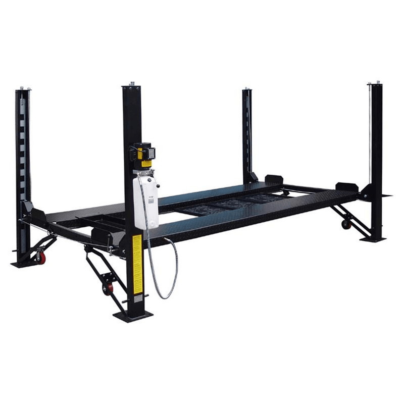 Premium Tuxedo FP8K-DX 8,000 lb Deluxe Storage Lift with Durable Poly Casters, Drip Trays, and Versatile Jack Tray