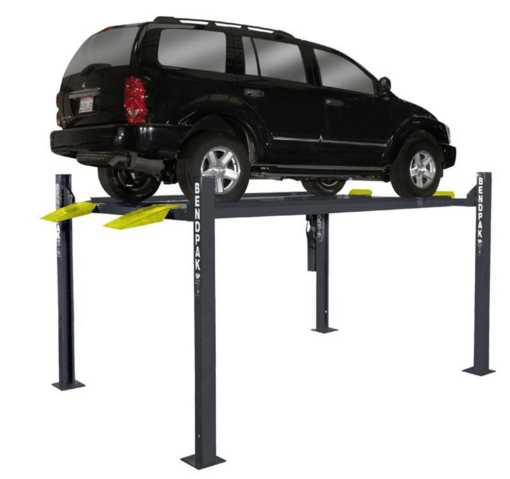 High Rise HD-7P 7,000 lb Capacity Narrow Car Lift - Elevate Your Vehicle with Ease!