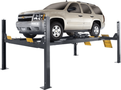 Heavy-Duty HDS-14LSXE Alignment Lift - 14,000 lbs Capacity for Extended Limousines, Complete with Turnplates and Slip Plates!