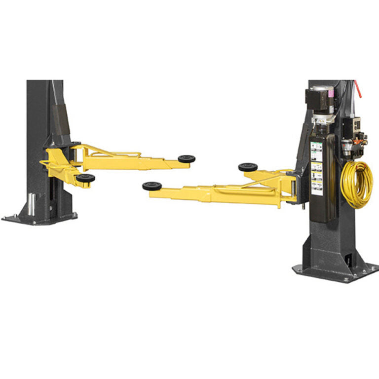 Heavy-Duty XPR-12FDL 12,000 lb Two-Post Floorplate Lift with Direct-Drive and Triple-Telescoping Arms