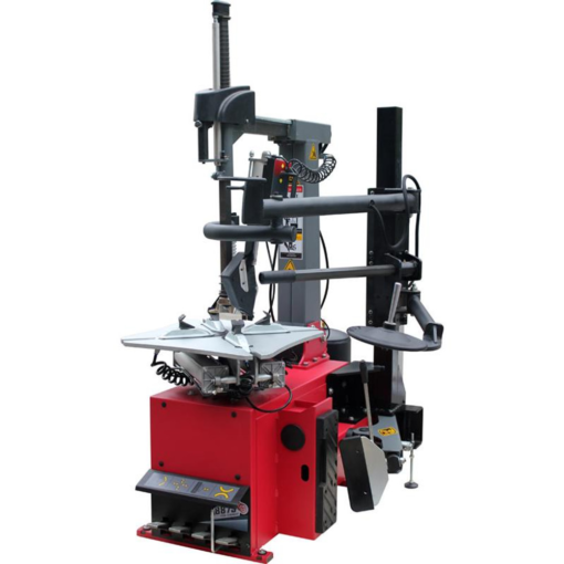 Tuxedo TC-1300 Tire Changer – Innovative Tiltback Press Arm with Hassle-Free Leverless Demount Tool