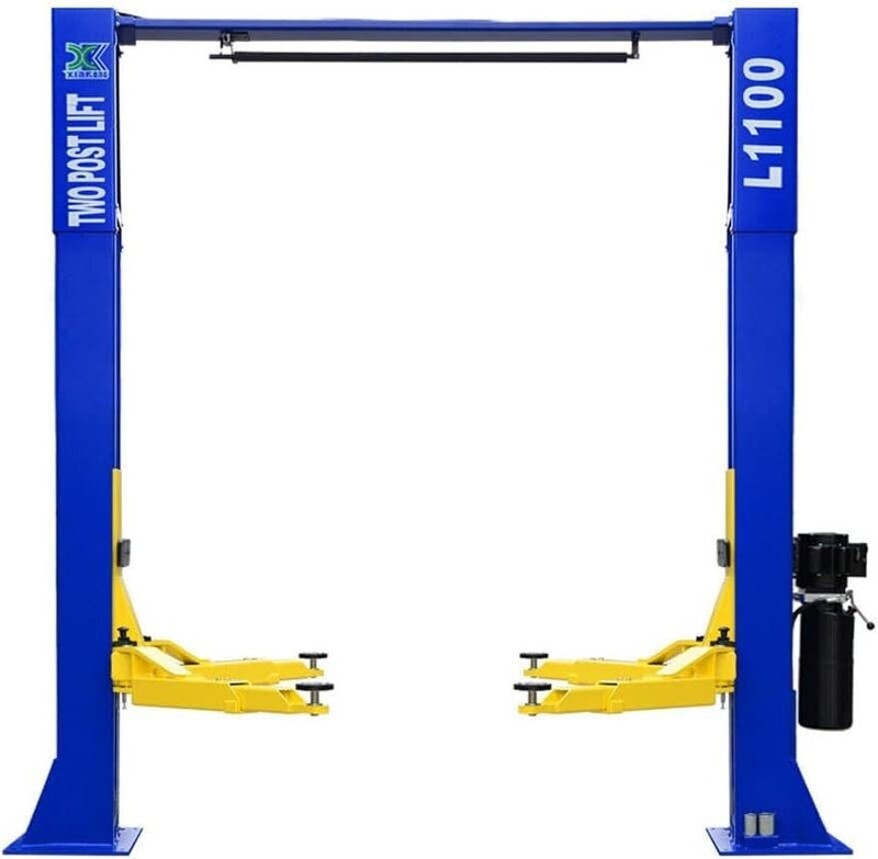 Heavy-Duty 10,000lbs XK L1100 2-Post Auto Lift - Perfect for Cars and Trucks - 220V Hoisting Power