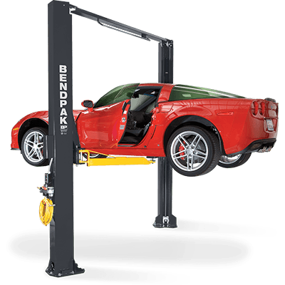 Heavy-Duty XPR-10AS Lift: 10,000 lb Capacity with Adjustable Width and Asymmetric Clearfloor Design featuring Screw Pads