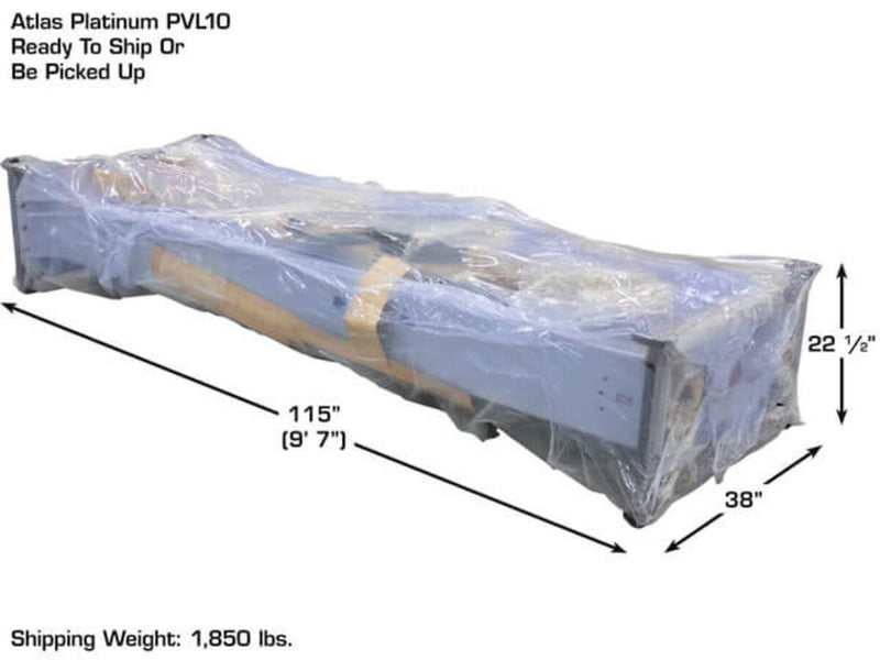 Elevate Your Garage Experience with the Atlas Platinum PVL10 ALI Certified 10,000 lbs 2-Post Overhead Lift!