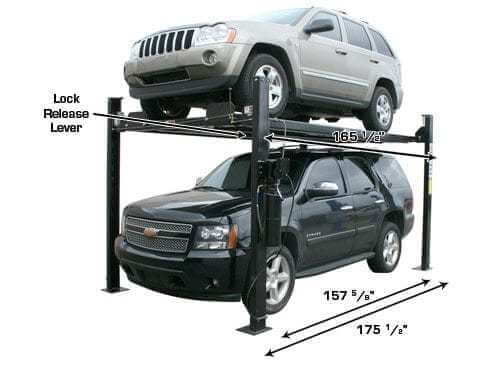 Atlas Garage PRO8000 EXT Extra Tall 4-Post Vehicle Lift - Elevate Your Garage Experience!