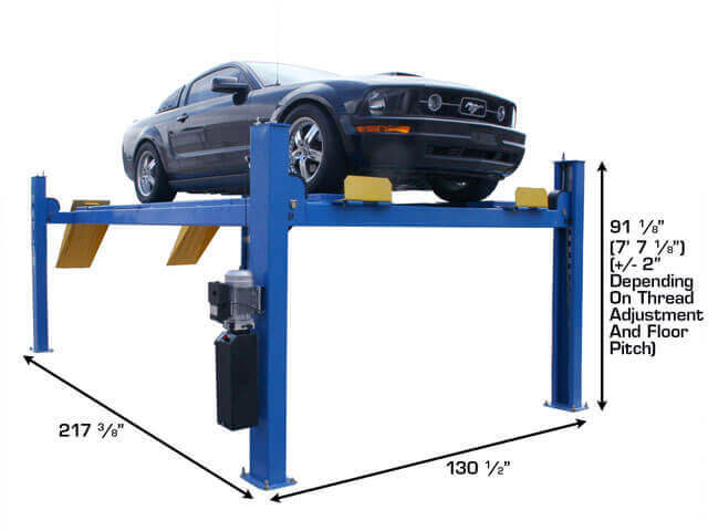 Atlas 414A Heavy-Duty 14,000 lb 4-Post Car Alignment Lift