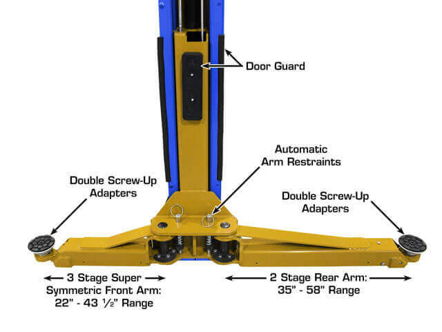 Elevate Your Garage Experience with the Atlas Platinum PVL10 ALI Certified 10,000 lbs 2-Post Overhead Lift!