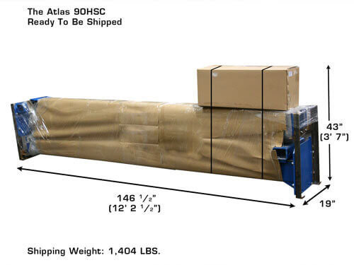 Atlas 9OHSC-SS Heavy-Duty 9,000 lbs Overhead 2 Post Vehicle Lift