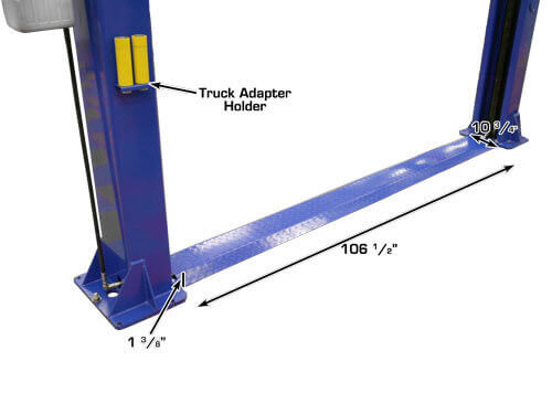 Atlas 9KBPX Heavy-Duty 9,000 lbs Two-Post Baseplate Car Lift