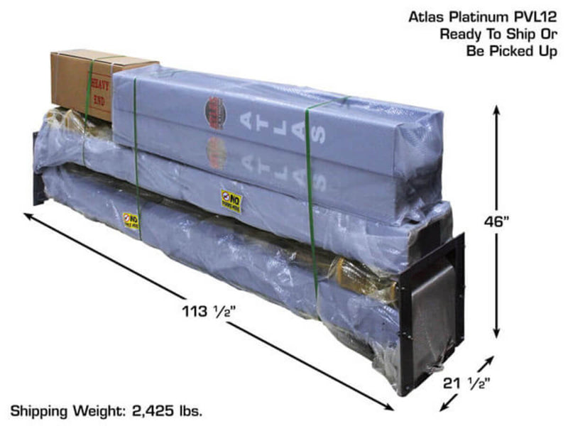 Atlas Platinum ALI Certified 12,000 lb 2-Post Overhead Vehicle Lift – Maximum Strength and Durability!