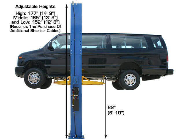 Atlas PV12PX Heavy-Duty 12,000 lbs Dual Post Overhead Lift for Ultimate Performance