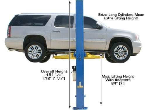 Atlas OHX10000X 10,000 lbs Premium Extra Tall 2 Post Overhead Lift - Elevate Your Service Experience