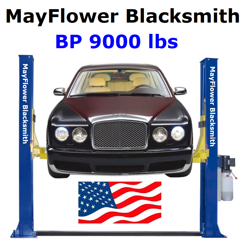 Mayflower Heavy-Duty Blacksmith Two Post Car Lift Base Plate - Supports up to 9000 lbs!