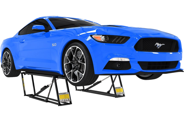 Elevate Your Garage with the QuickJack 5000TLX Extended Portable Car Lift - 5,000 lbs Capacity, 24" Lift Height, and 76" Frame Length!