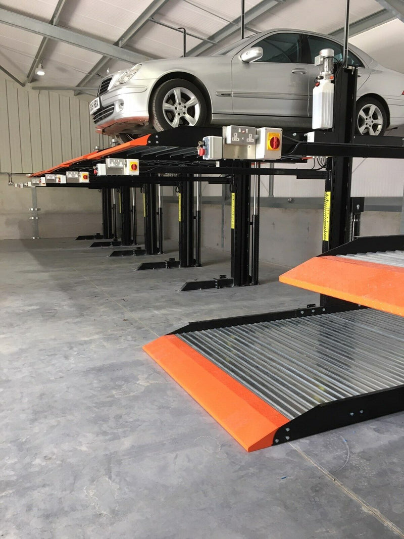 Elevate Your Parking Experience: Dual Post Car Lift & Stacker System