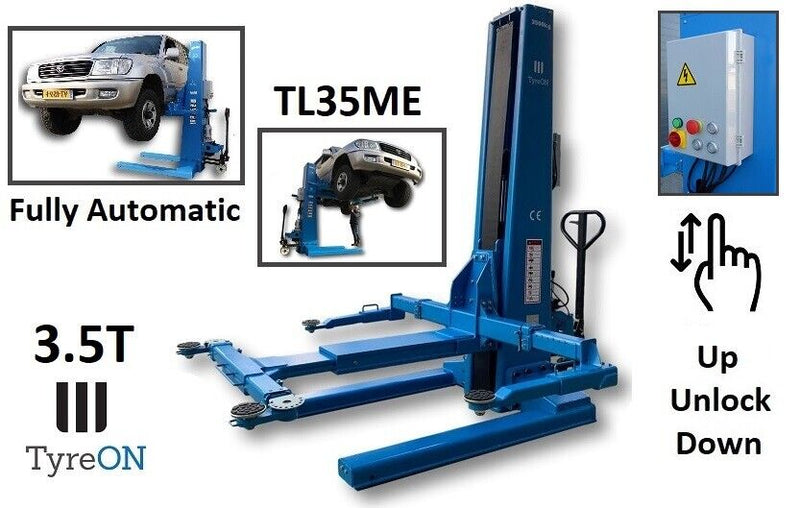 Ascenseur postal mobile TL35ME - Élégant et pratique, capacité de 3,5T, idéal pour un usage portable avec un stop à 35 cm!